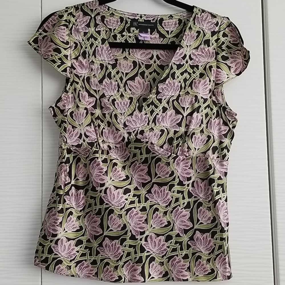 INC silk top